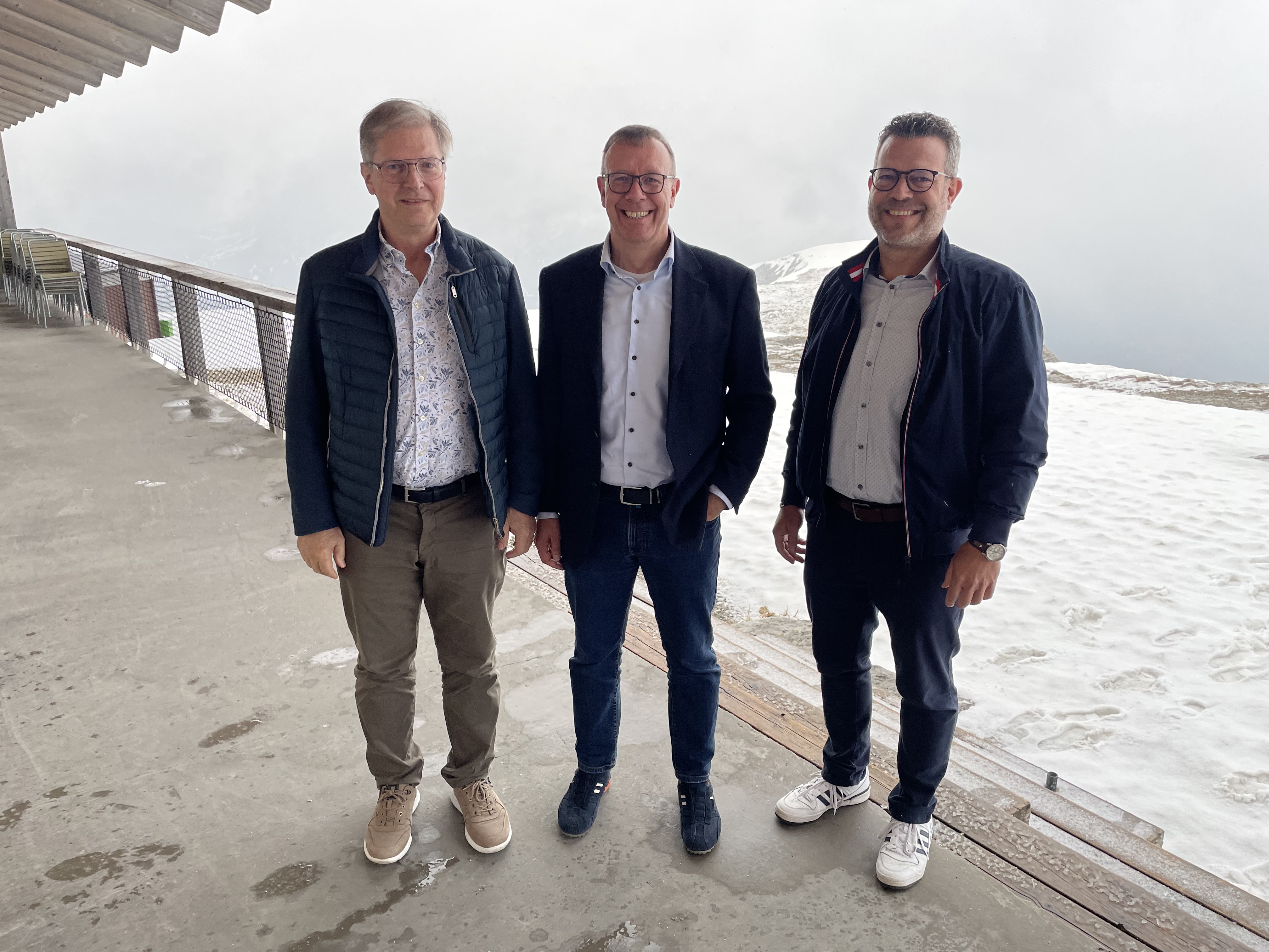 Othmar Schlauri, Thomas Toldo, Patrick Felix (von links)